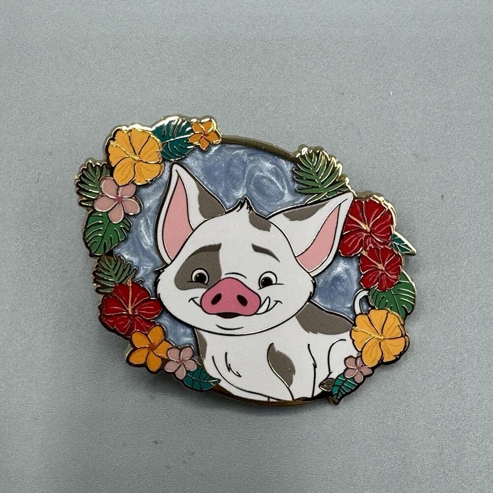 Disney Moana Floral Blind Enamel Pin New Open Box PUA